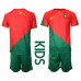 Maillot de foot le Portugal Domicile vêtements enfant Monde 2022 Manches Courtes (+ pantalon court)